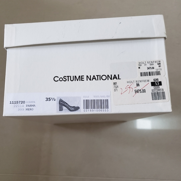 CoSTUME NATIONAL Brown Block Heels - Size 5.5 - Picture 11 of 12